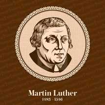 Martin Luther (1483 – 1546) was a German professor of theology, composer, priest, monk, and a seminal figure in the Protestant Reformation. Christian figure.