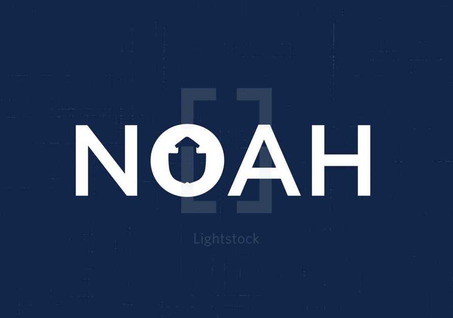 Noah logo with boat icon