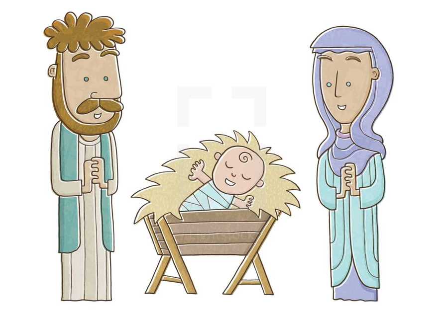 holy family cartoon 