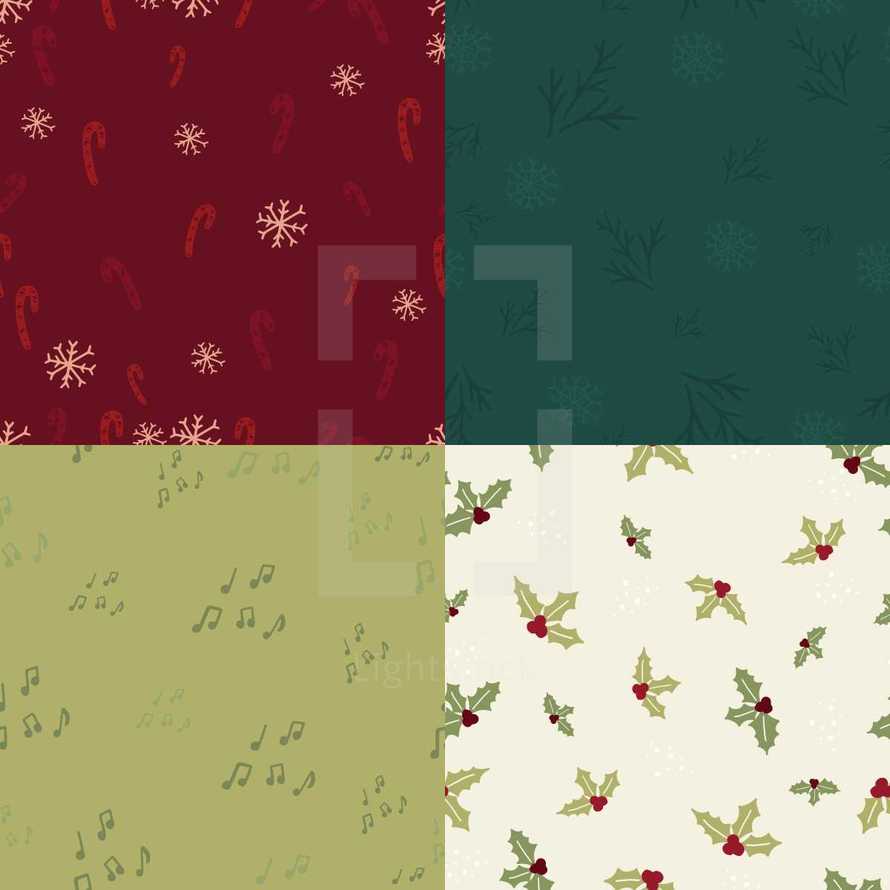Christmas patterns 