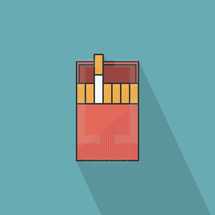 addiction concept, cigarettes, smoking, icon, addiction 