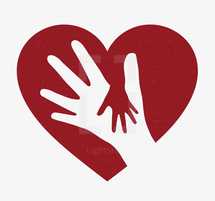 hands and heart icon