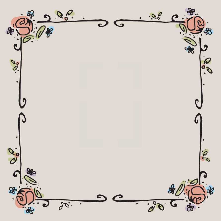 floral frame 