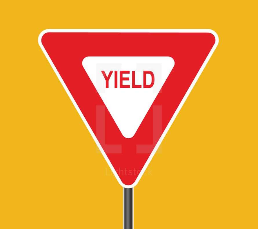 yield sign 