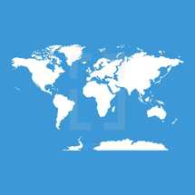 world map illustration.