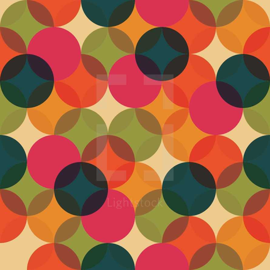 colorful circle pattern.