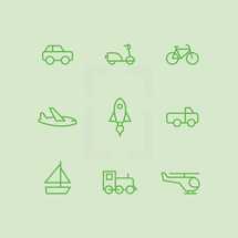 transportation icons 