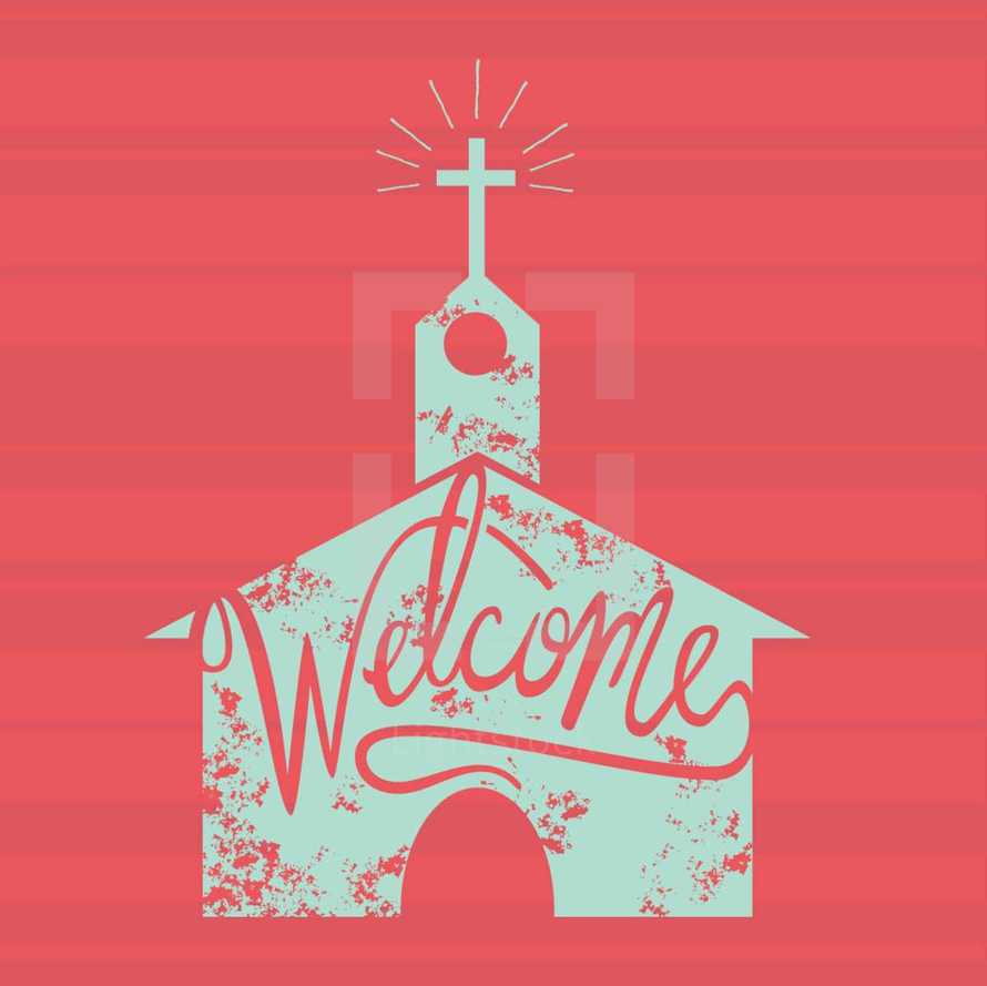 Bienvenidos a la iglesia — Design element — Lightstock