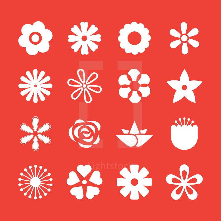 flower icons pack.