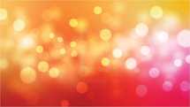 golden and red bokeh background 