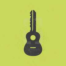 guitar and key