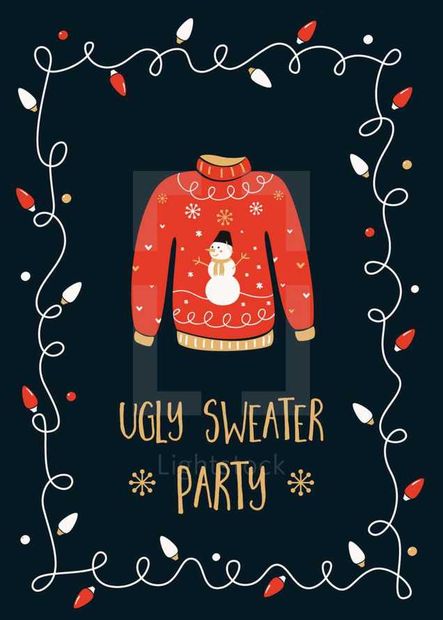 ugly sweater party 