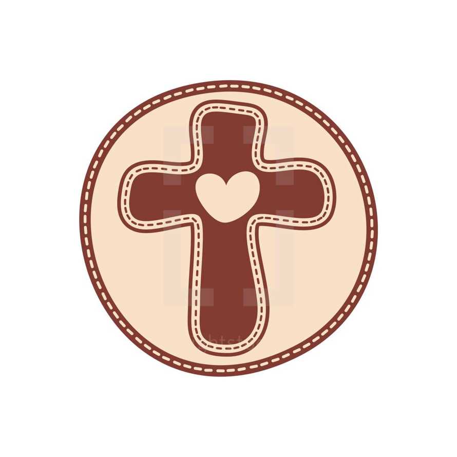 cross badge 
