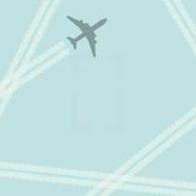 flying airplane illustration.