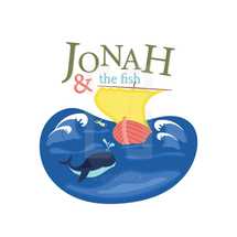 Jonah and the fish 