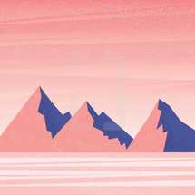 mountains illustration 