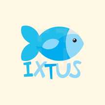 fish, ixtus 