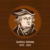 Justus Jonas (1493 - 1555) was a German Lutheran theologian and reformer. He was a Jurist, Professor and Hymn writer.