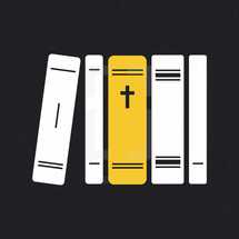 books and Bible 