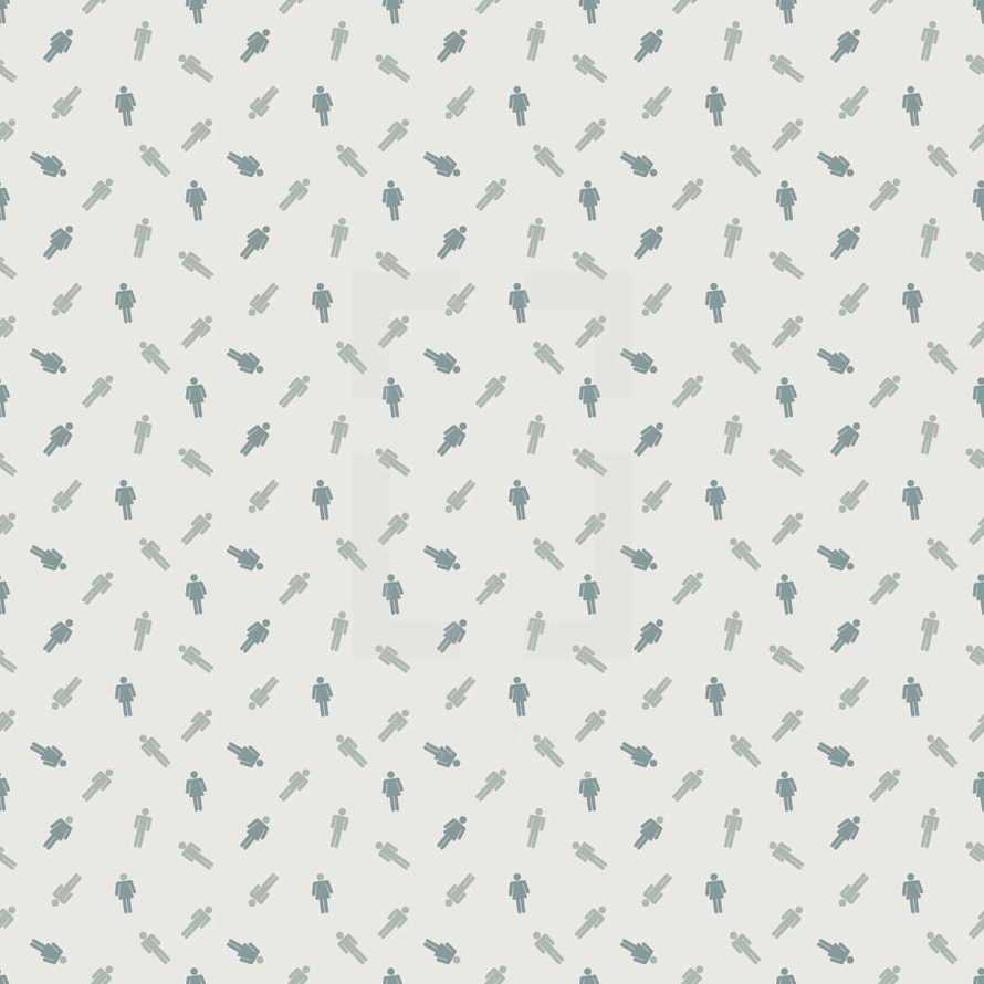 man and woman pattern background 