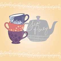 tea party illustration 