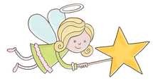 nativity angel with star 