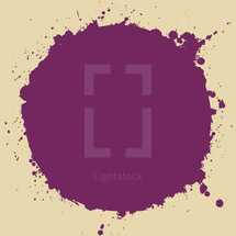 purple splatter dot 