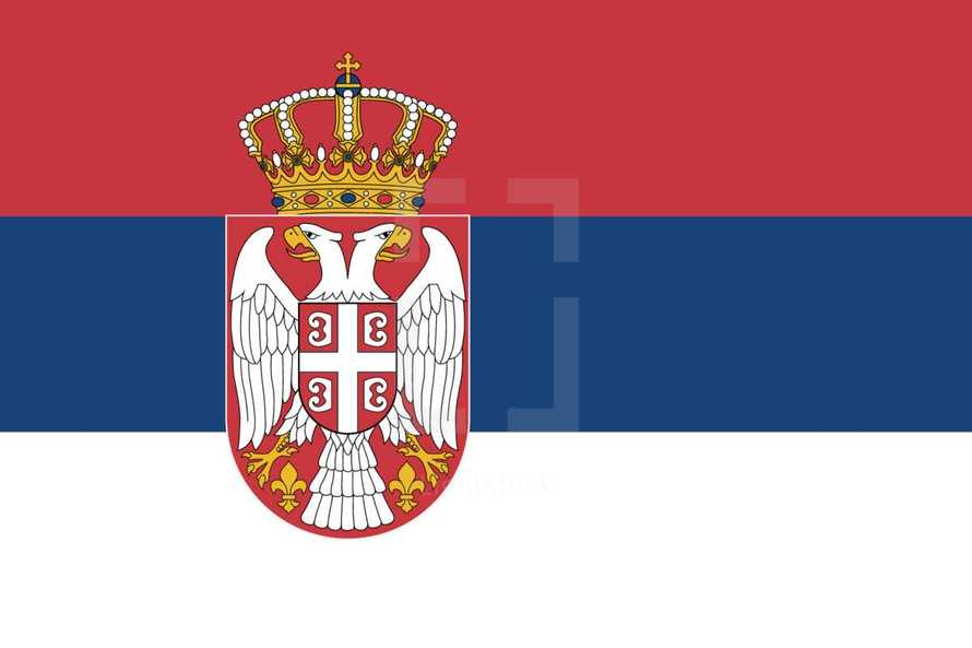 flag of Serbia 