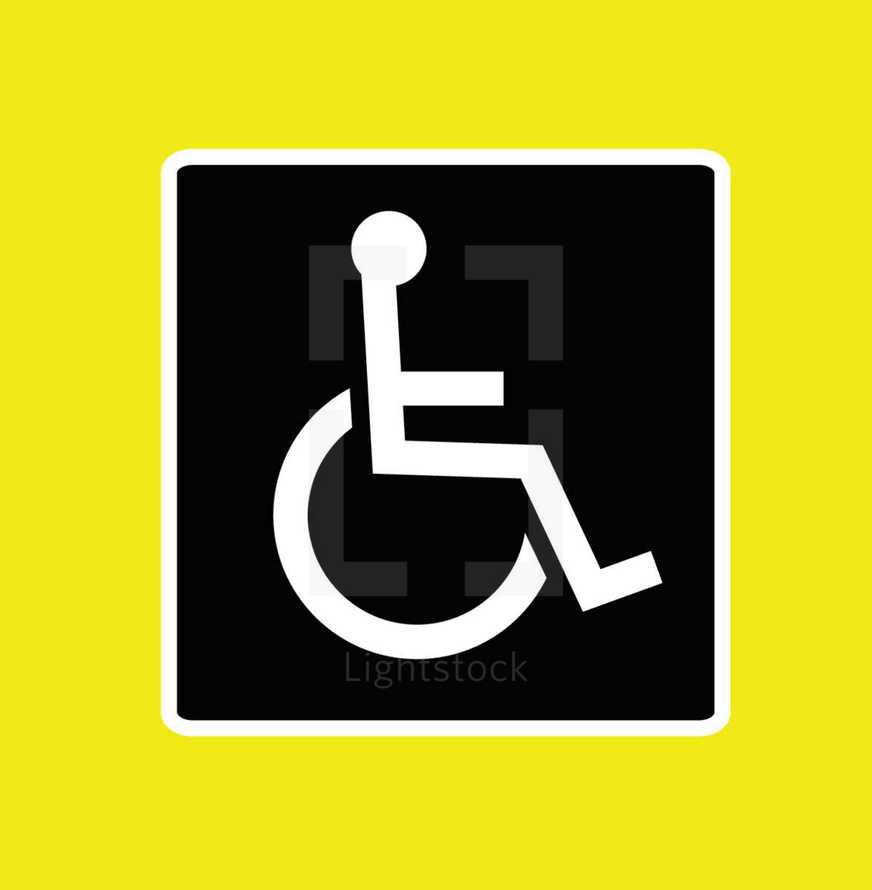 handicap sign 
