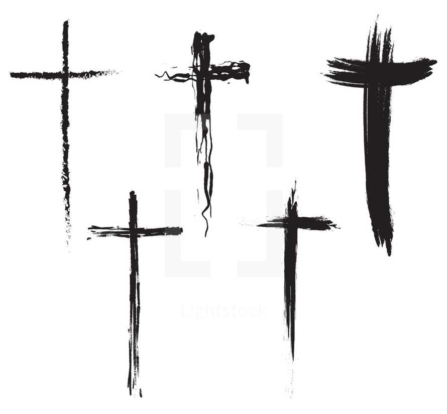 Crosses.