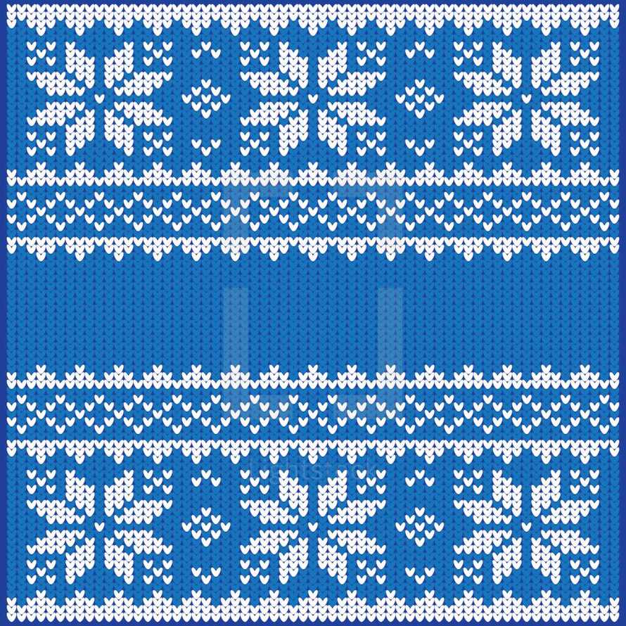 Swedish, Christmas, sweater, pattern, blue, white, snowflakes, winter, fabric 