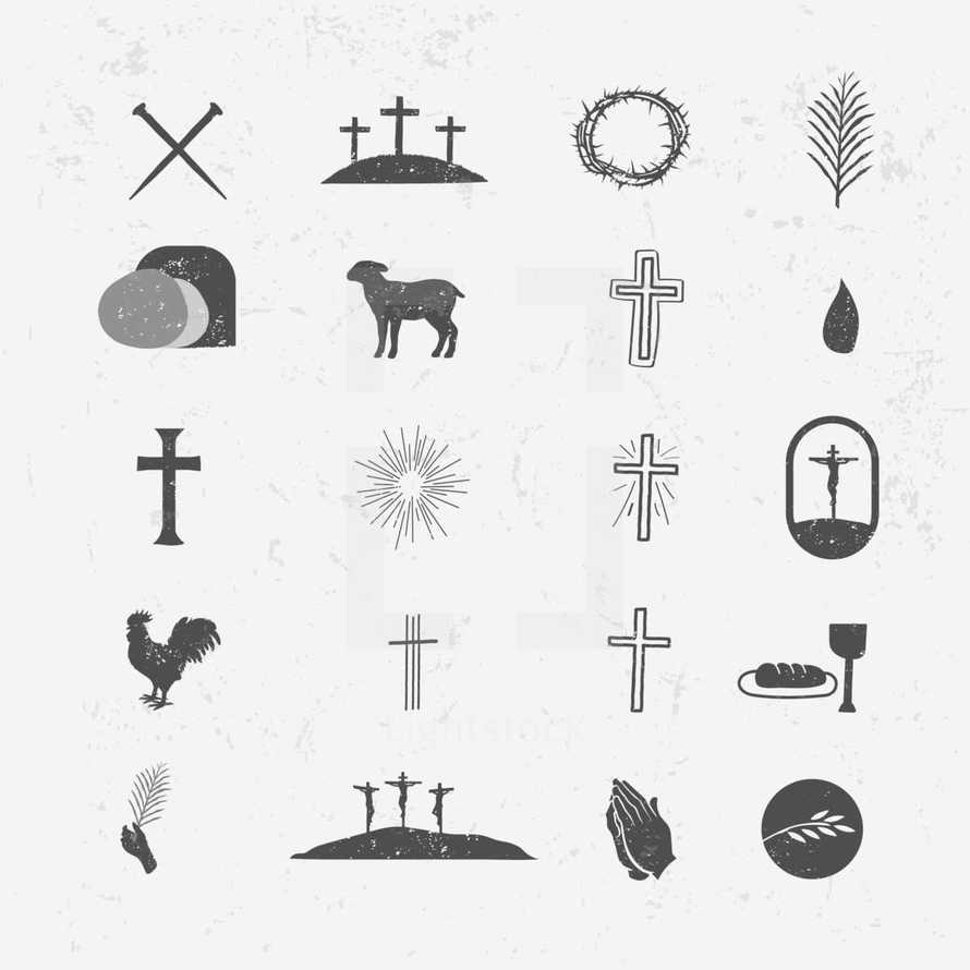 Easter Pack of Icons for Easter 