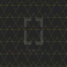 abstract triangular black and gold background 