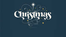 Christmas Services title background with star