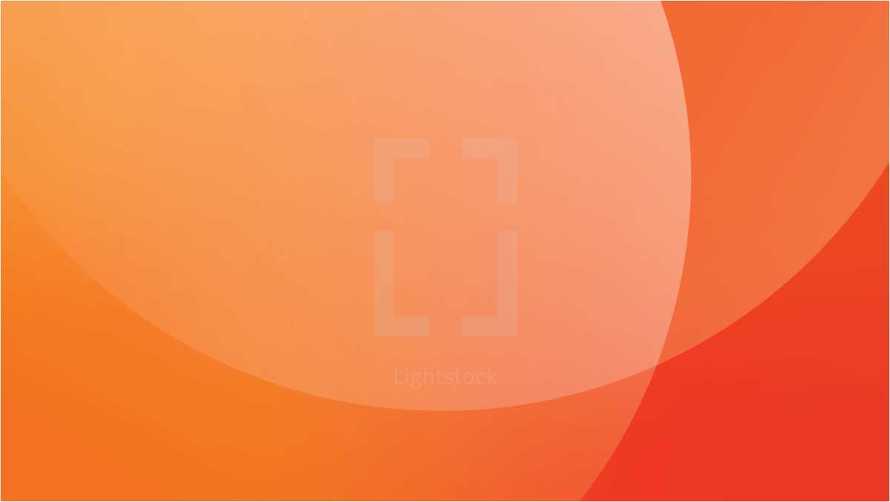 gradient orange circles background 