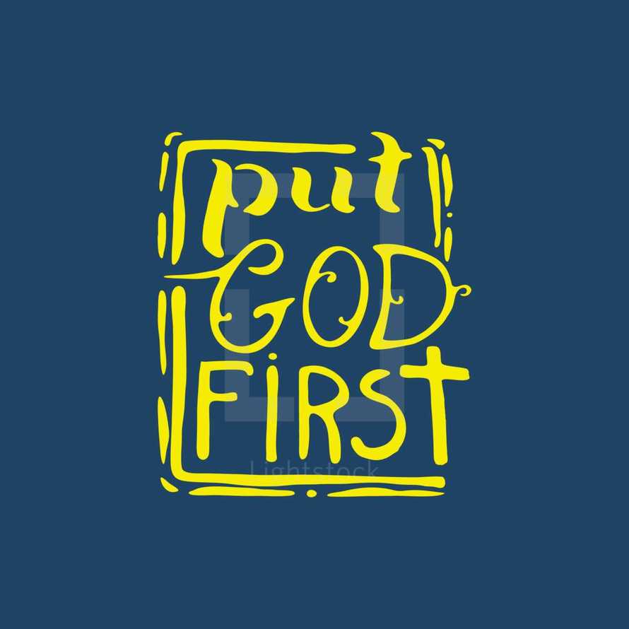 put God first 