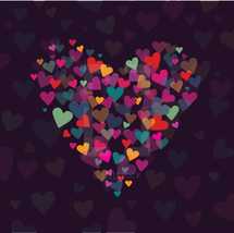 Valentine's Day Hearts Love Icon Vector Illustration