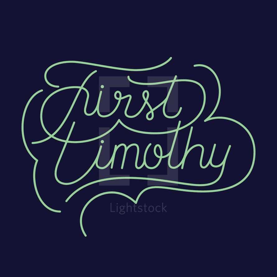 First Timothy 