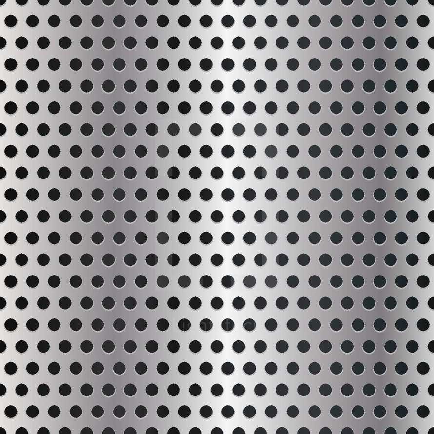 stainless steal punched metal background
