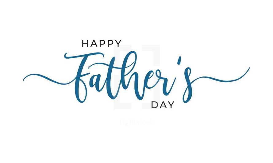 Happy Father's Day Text Design