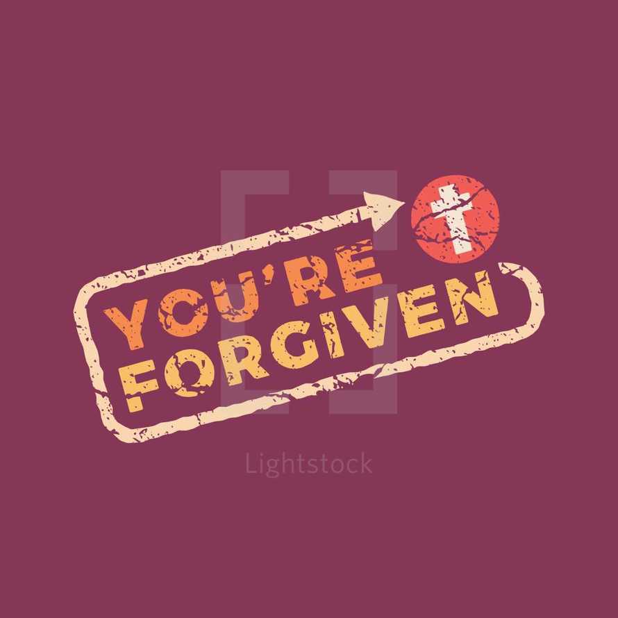 You're forgiven 