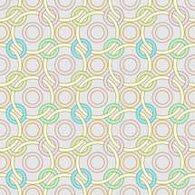 Seamless background with pastel colored rings pattern