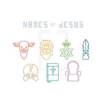 Names of Jesus, Christian symbols, icons 