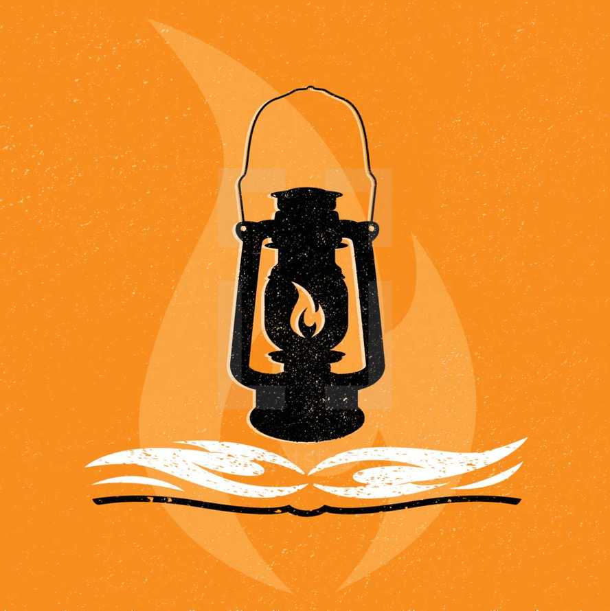 lamp of the world, light, illuminate, Bible, lantern, flame, truth, fire, icon