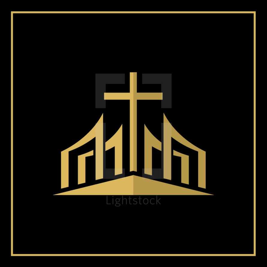 gold church logo