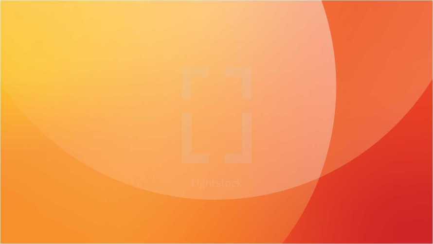 gradient orange circles background 