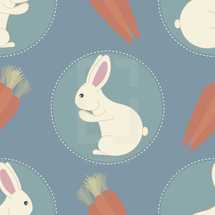 bunny and carrots 