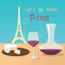 Let's go travel Paris 