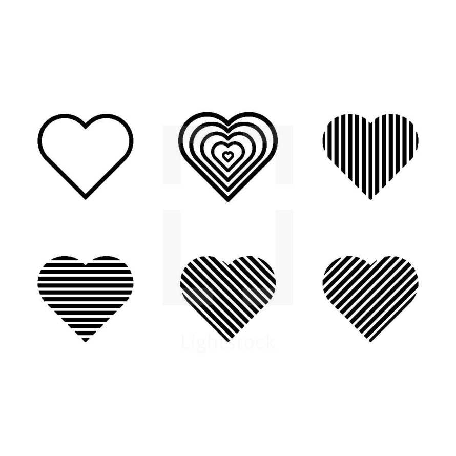 heart icons 