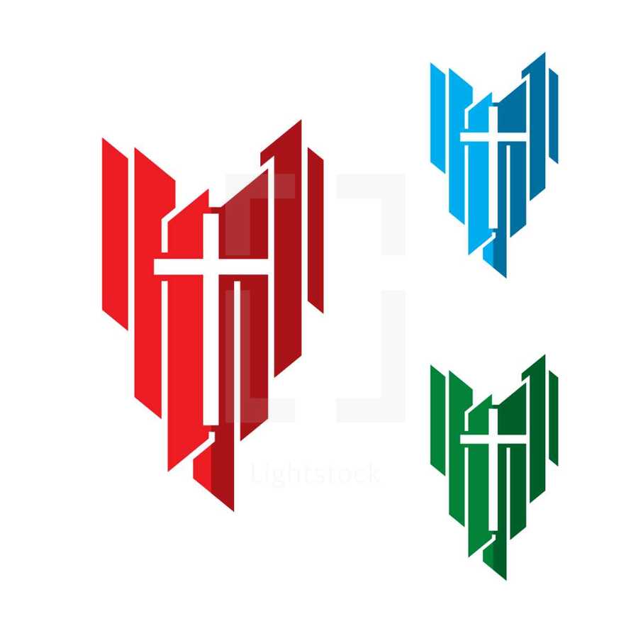 shield and cross logo 